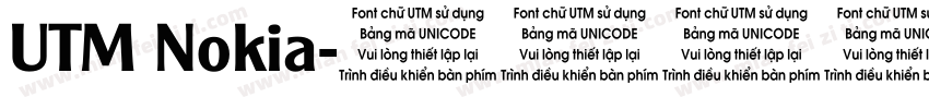 UTM Nokia字体转换